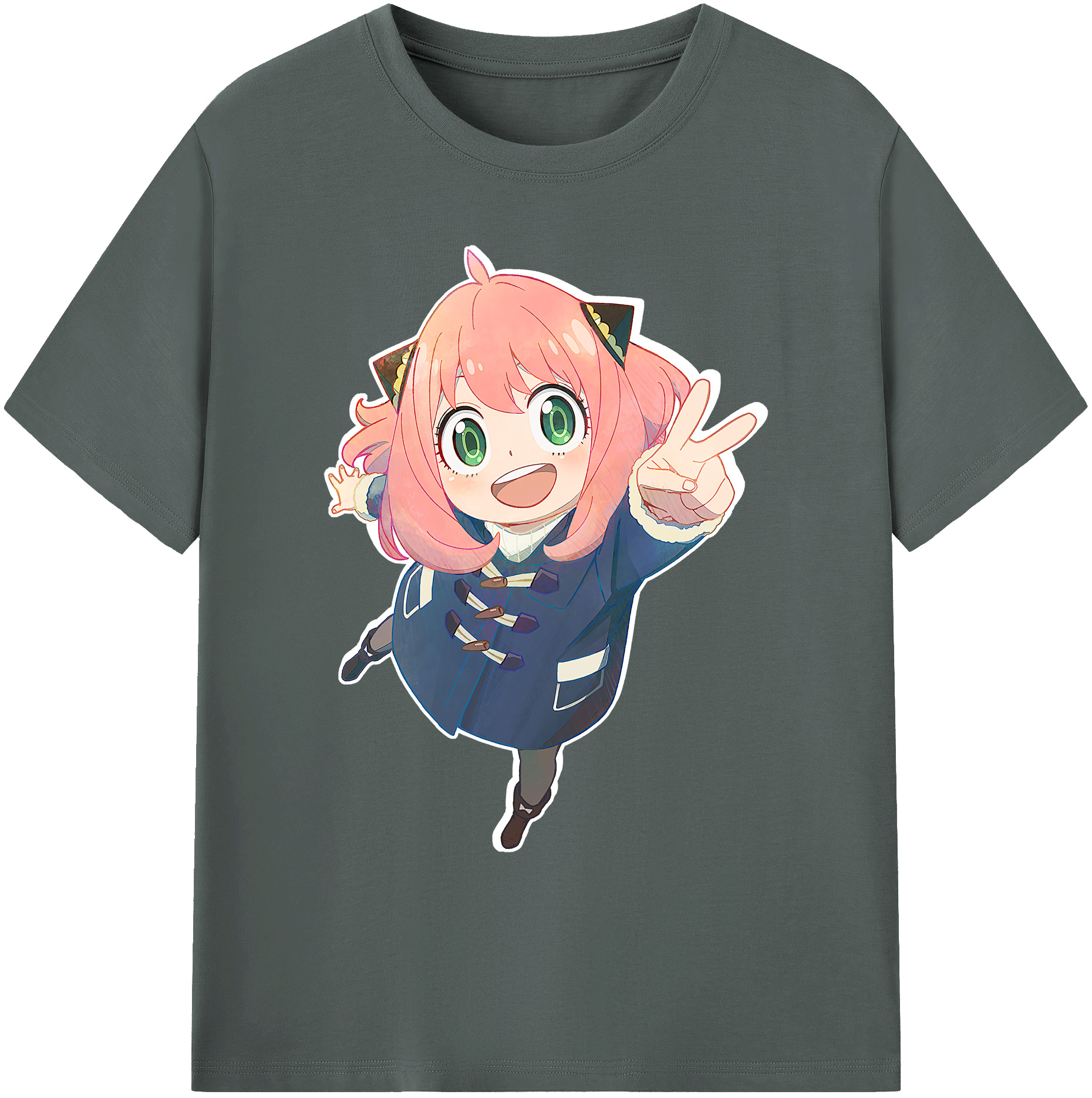（画像用） SPY×FAMILY间谍家家酒 綿100％ メンズ半袖Tシャツ｜肌触りやわらか＆通気性